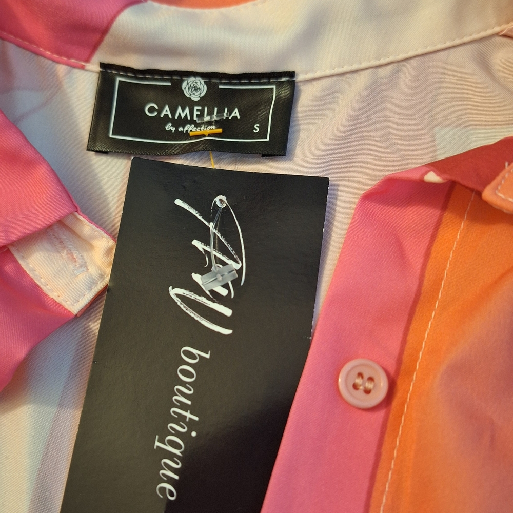 Colorful Abstract Button-Up Shirt - Picture 2 of 4
